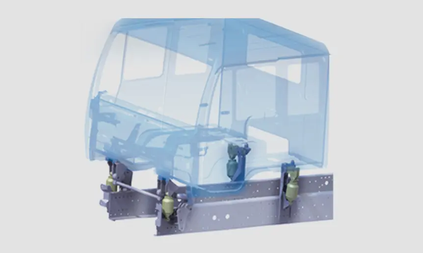 Sinotruck Howo NX Four-Point Air Suspension