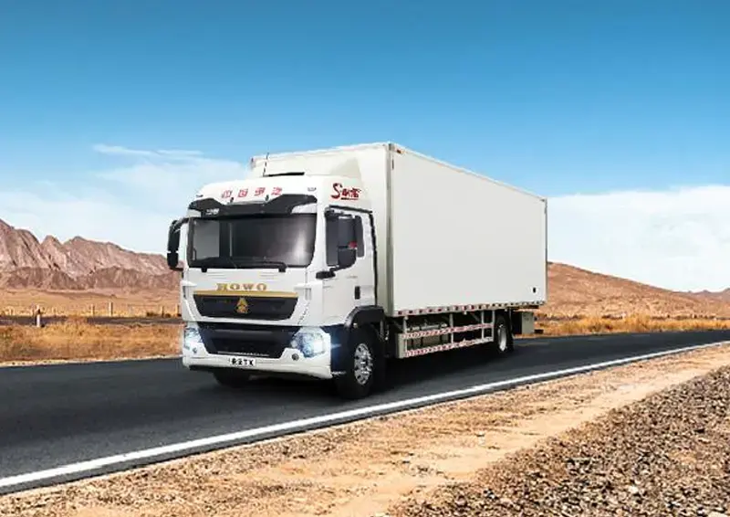 Sinotruck Howo TX 4×2 Box Cargo Truck-2