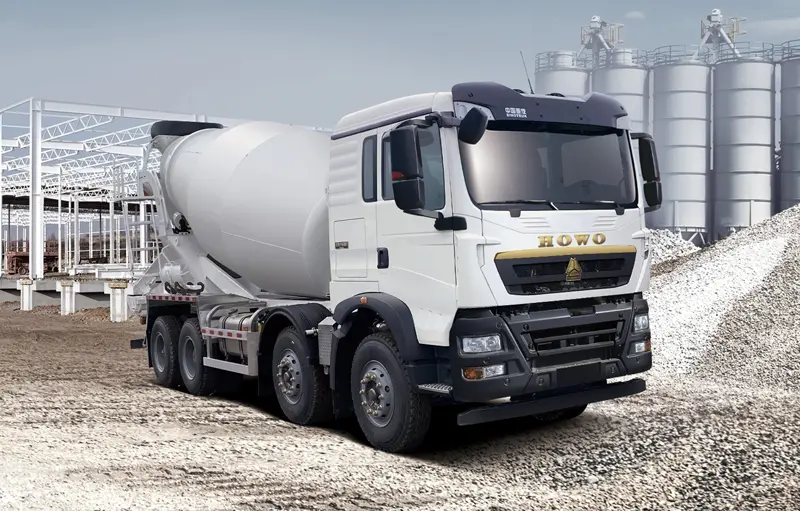 Sinotruk HOWO TX 8X4 Concrete Mixer Truck-1