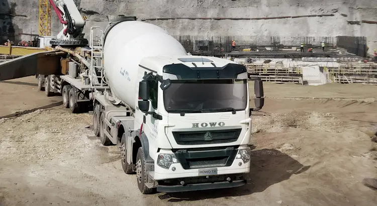 Sinotruk HOWO TX 8X4 Concrete Mixer Truck-2