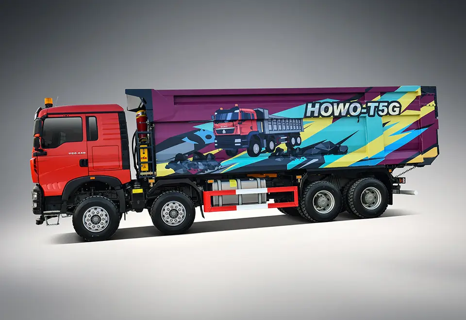 Sinotruk TX 8×4 Dump Truck (6)