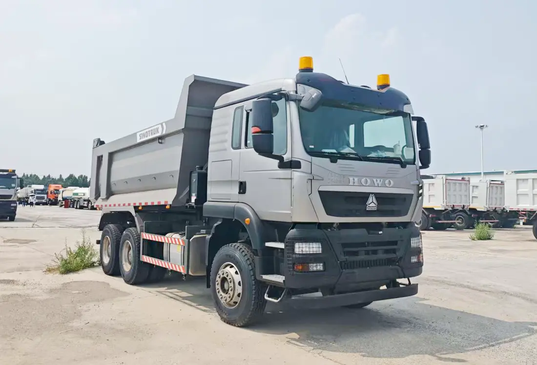 Used Howo TX 6×4 U-shaped Dump Truck-3