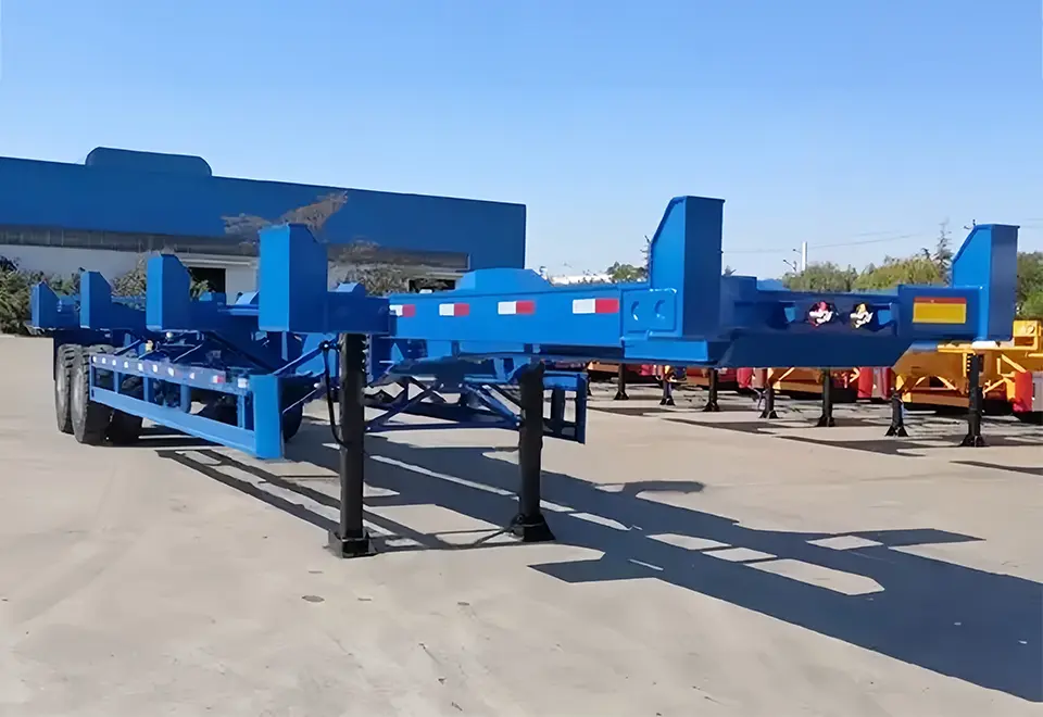 Sinotruck Howo Container Chassis Semi Trailer (1)