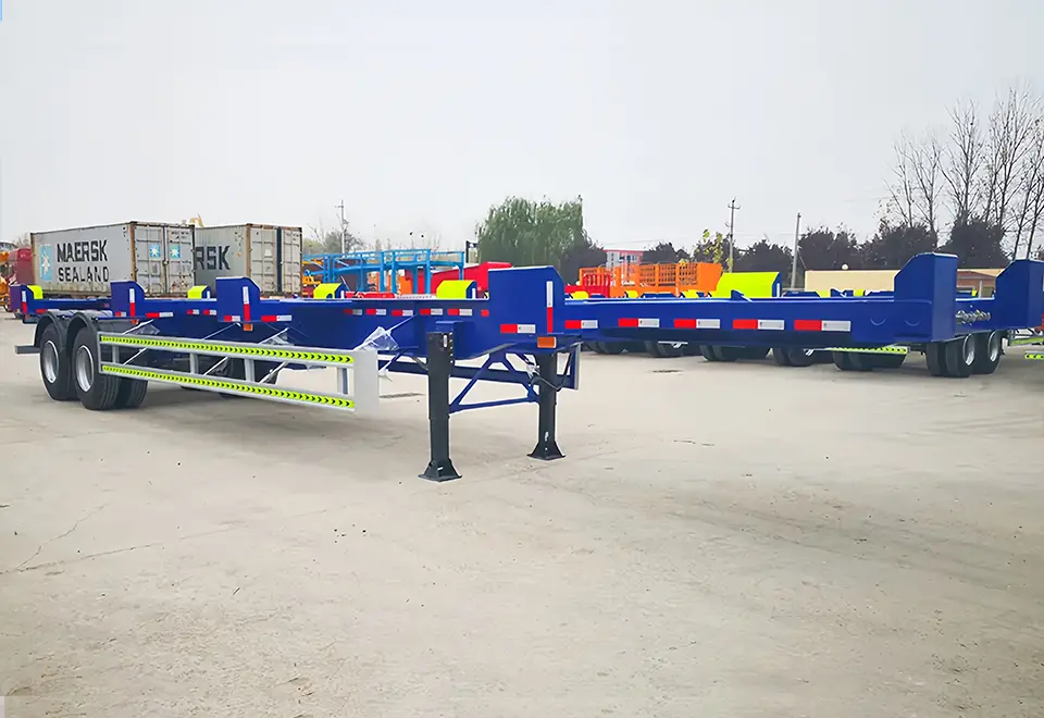 Sinotruck Howo Container Chassis Semi Trailer (2)