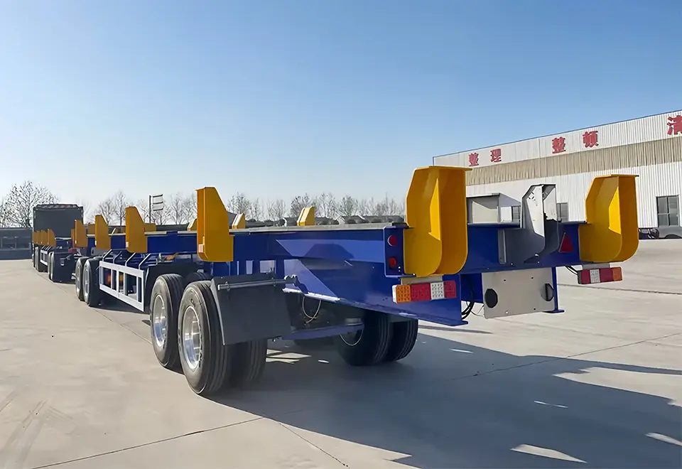 Sinotruck Howo Container Chassis Semi Trailer (3)