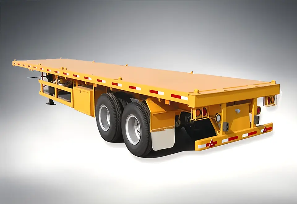 Sinotruck Howo Flatbed Semi Trailer Truck