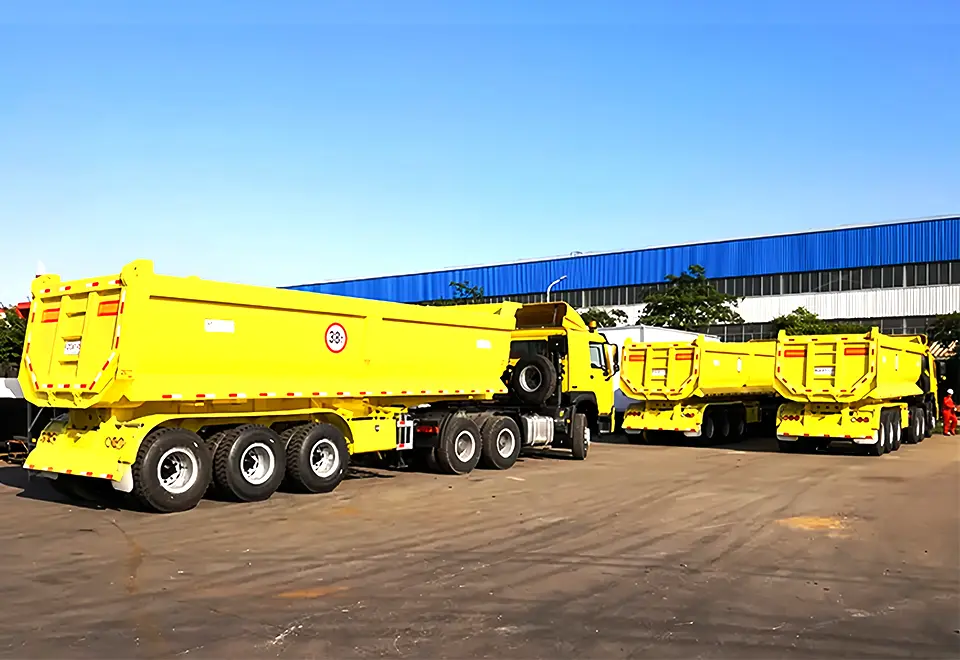 Sinotruk Howo Tipper Semi Trailer (2)