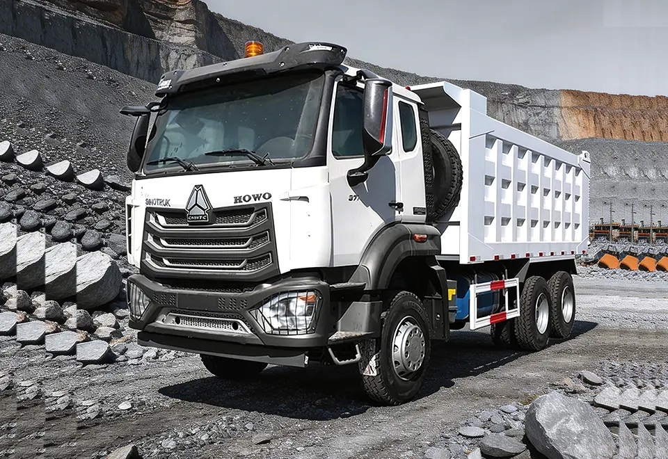 Used Chinese NX 6X4 Dump Trucks For Sale-1