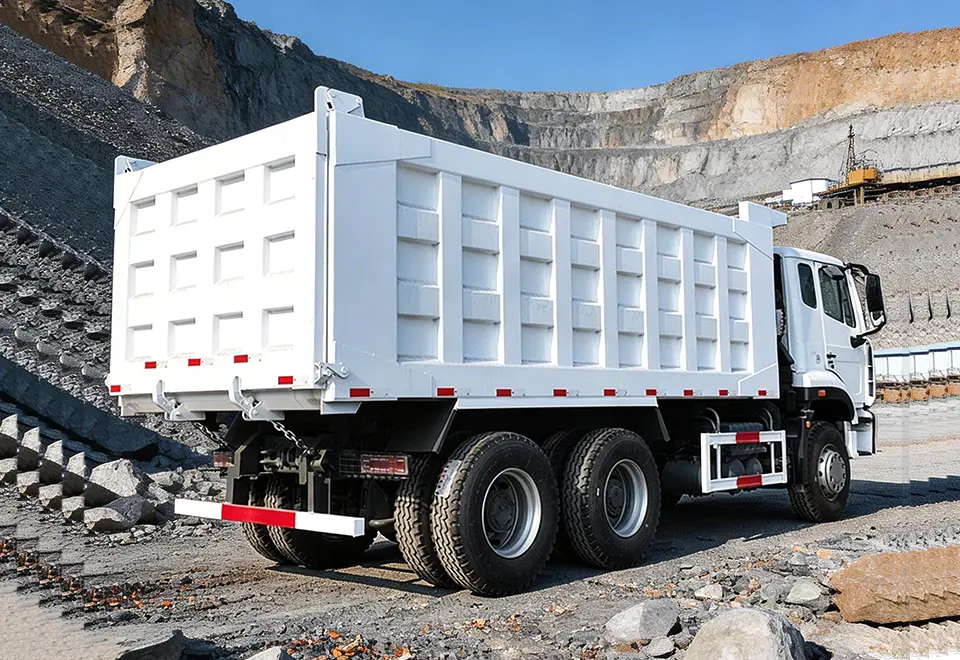 Used Chinese NX 6X4 Dump Trucks For Sale-2